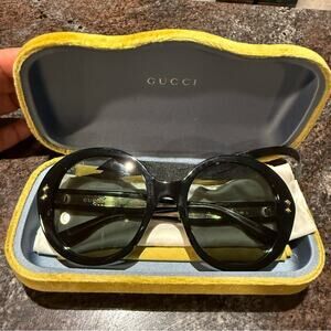Gucci Round-frame Acetate Sunglasses
